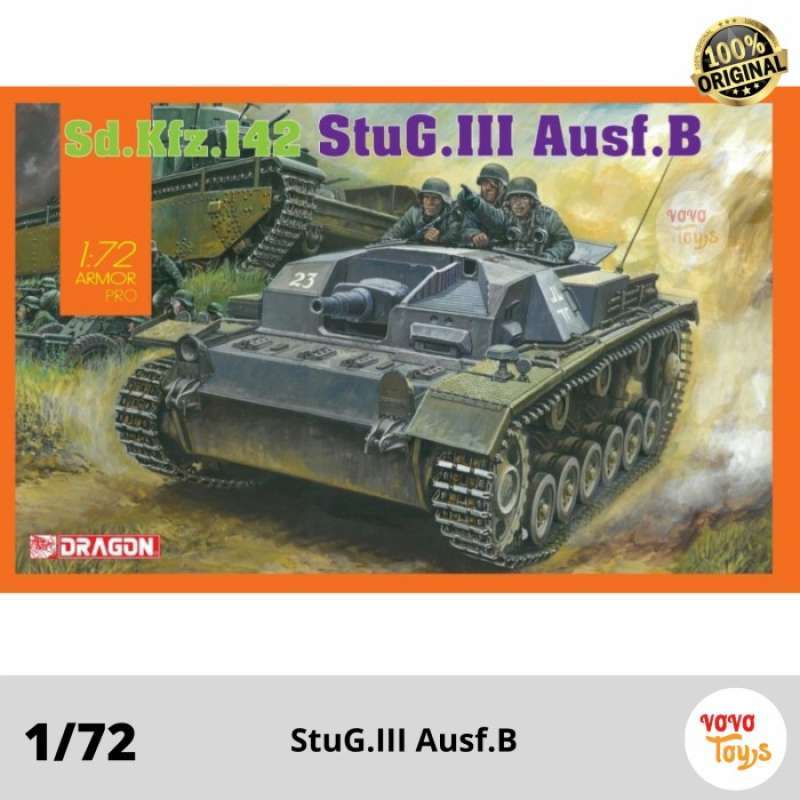 Jual Model Kits Tank Stug Iii Ausf B By Dragon 1/72 di Seller DENTA