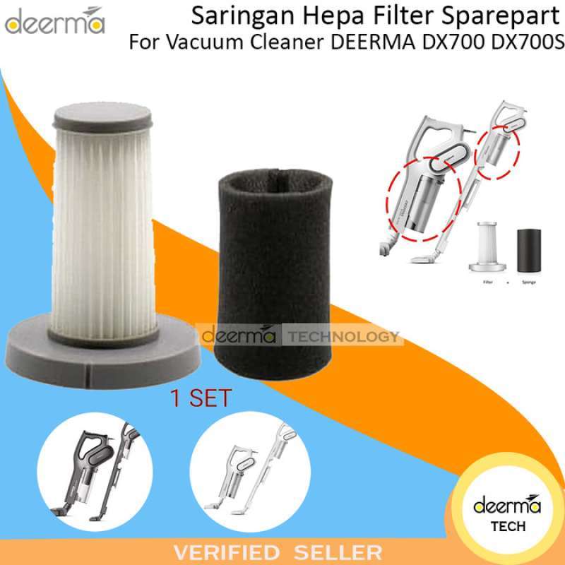 Jual Hepa Filter For Vacuum Vacum Cleaner Deerma Dx700 Dx700S Sparepart