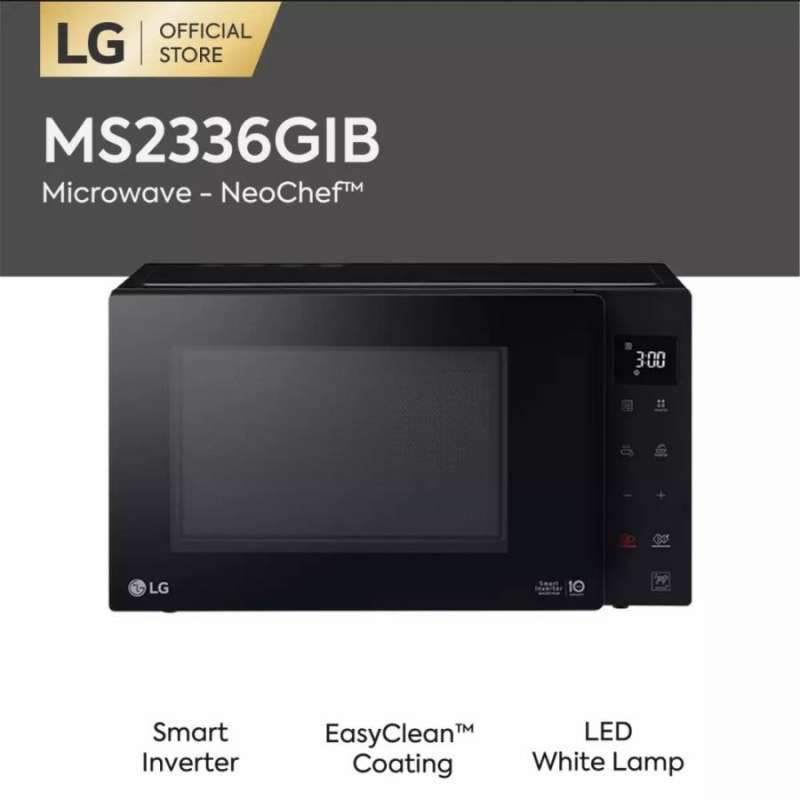 Promo Lg Microwave Ms2336gib Smart Inverter Neo Chef 23 Liter Diskon 50