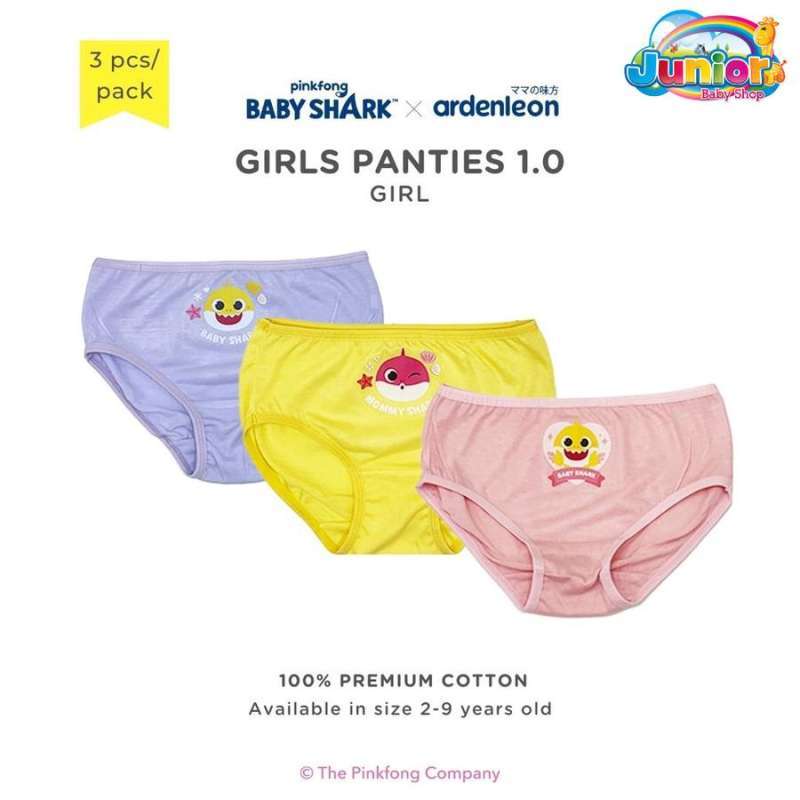 Jual Ardenleon Pinkfong Baby Shark Girls Panties di Seller Junior Baby