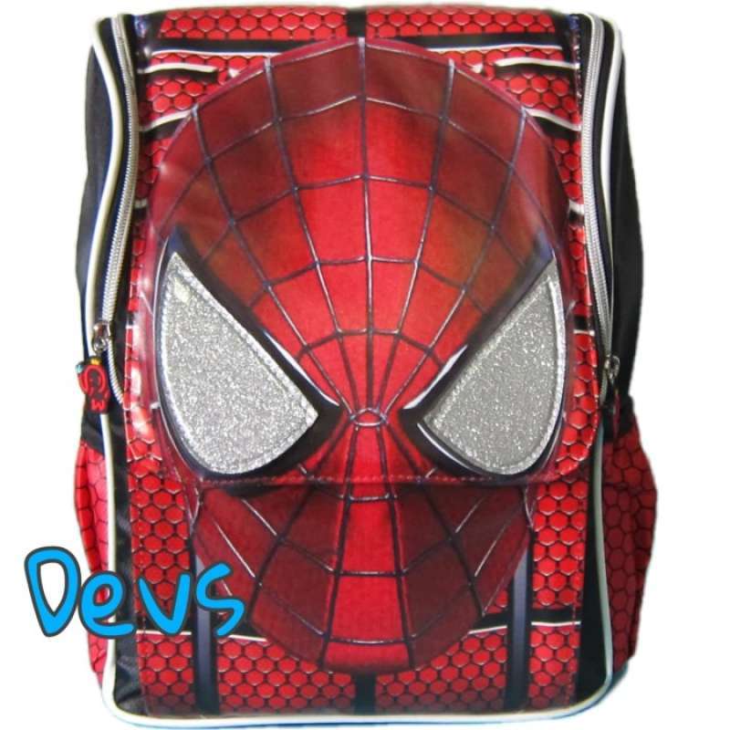 Jual Tas Ransel Sekolah Anak TK 3D Jepang SPIDERMAN di Seller Harloww