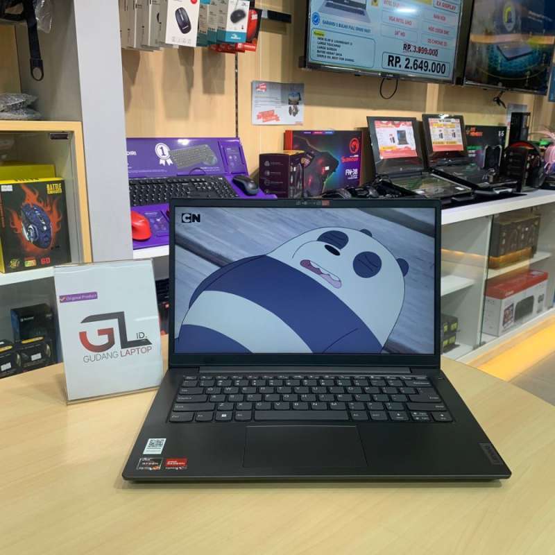 Jual Laptop Gaming Hemat Lenovo V14 G2 ALC 7IKD AMD Ryzen 7 5700U 8GB