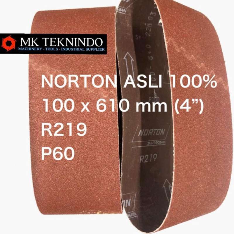 Jual NORTON Amplas Belt Sander 100 x 610 Makita Maktec Bosch Ken Modern