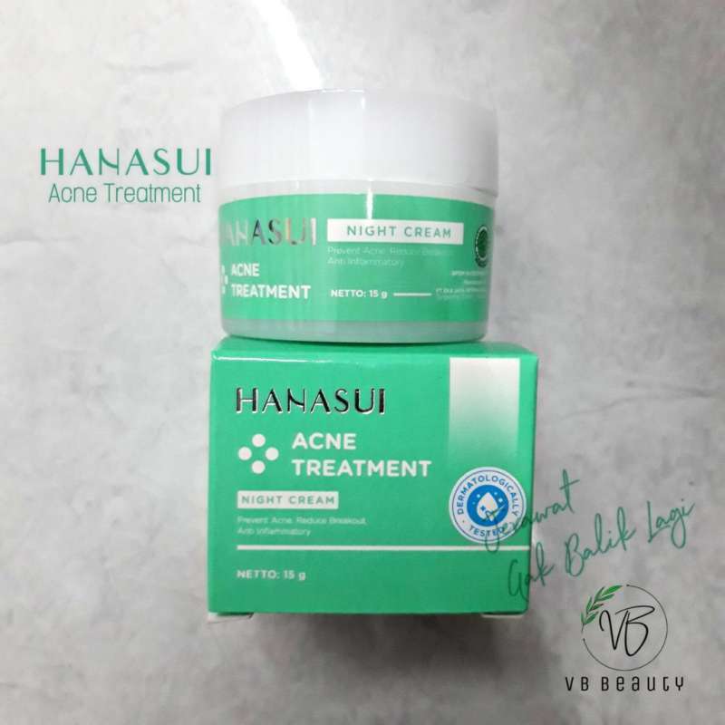 Jual Hanasui Acne Treatment Night Cream 15g di Seller Pancoran