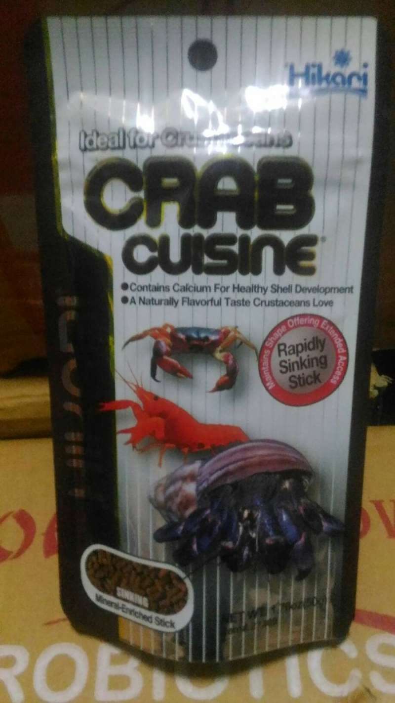 Jual Makanan Lobster Kepiting Udang Keong Hikari Crab Cuisin 50Gr di
