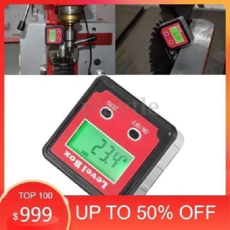 Jual Digital Level Box Protractor Angle Finder Gauge Meter Bevel di
