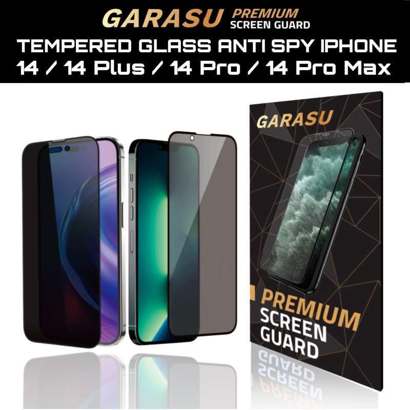 Jual Tempered Glass Anti Spy Iphone 14 / 14 Plus / 14 Pro / 14 Pro Max