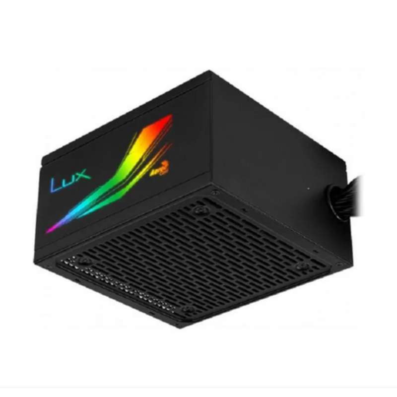 Bloc d’Alimentation Aerocool LUX RGB 550M ATX 550 W 80 Plus Bronze LED RGB