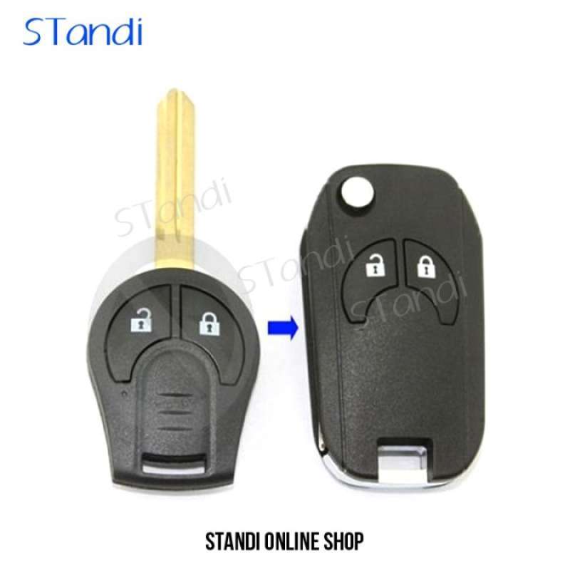 Datisun Go Key Promo Casing Kunci Lipat Flip Key Rumah Kunci Datsun GO Nissan Juke ...