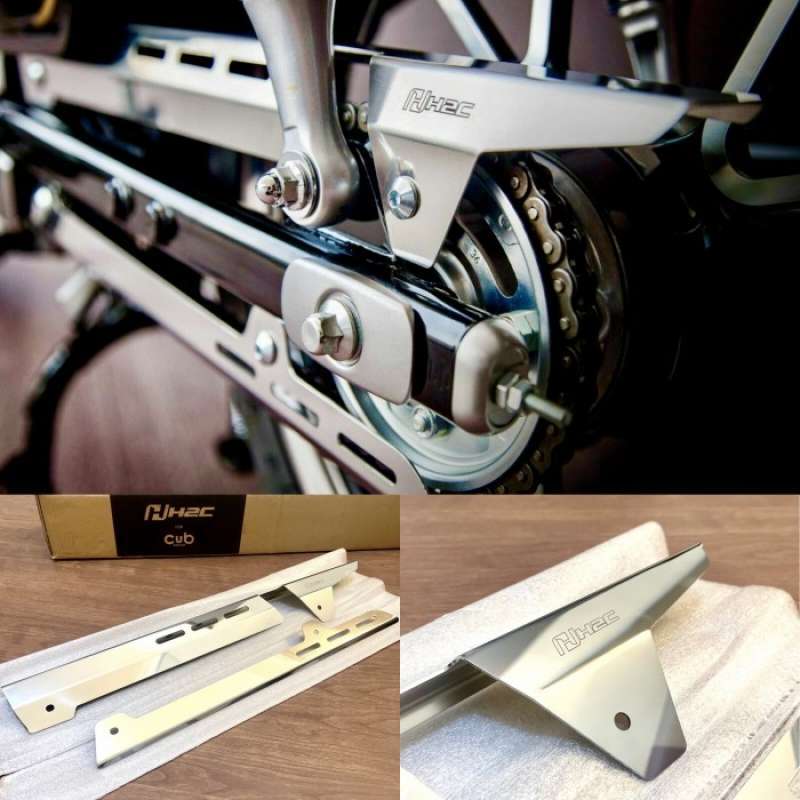 Jual Honda H2C Genuine Aluminium Chain Guard Cover Super Cub C125 di