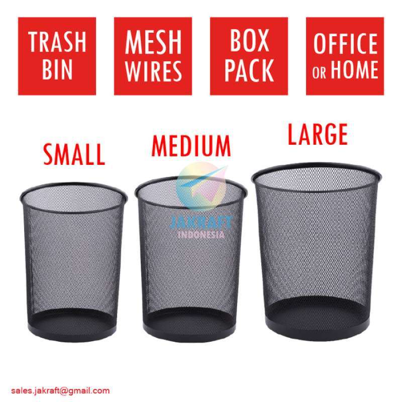 Promo KERANJANG TEMPAT SAMPAH JARING BESI JOYKO WTBT WASTE BASKET TRASH