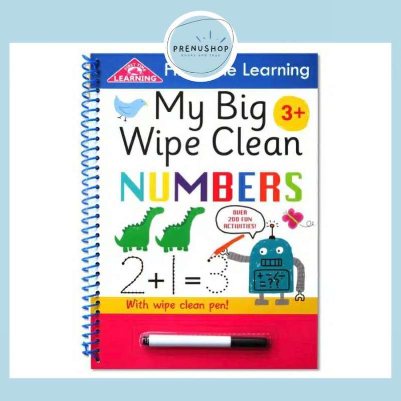 Jual New Segel Activity Book My Big Wipe Clean Numbers di Seller