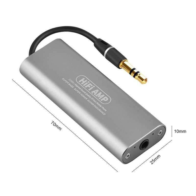 Amplificateur Casque HiFi 3.5mm & USB-C – Gain 2 Niveaux, Boost Basses, Pour Téléphone, Manette, Écouteurs 16-600Ω, Son Stéréo Puissant