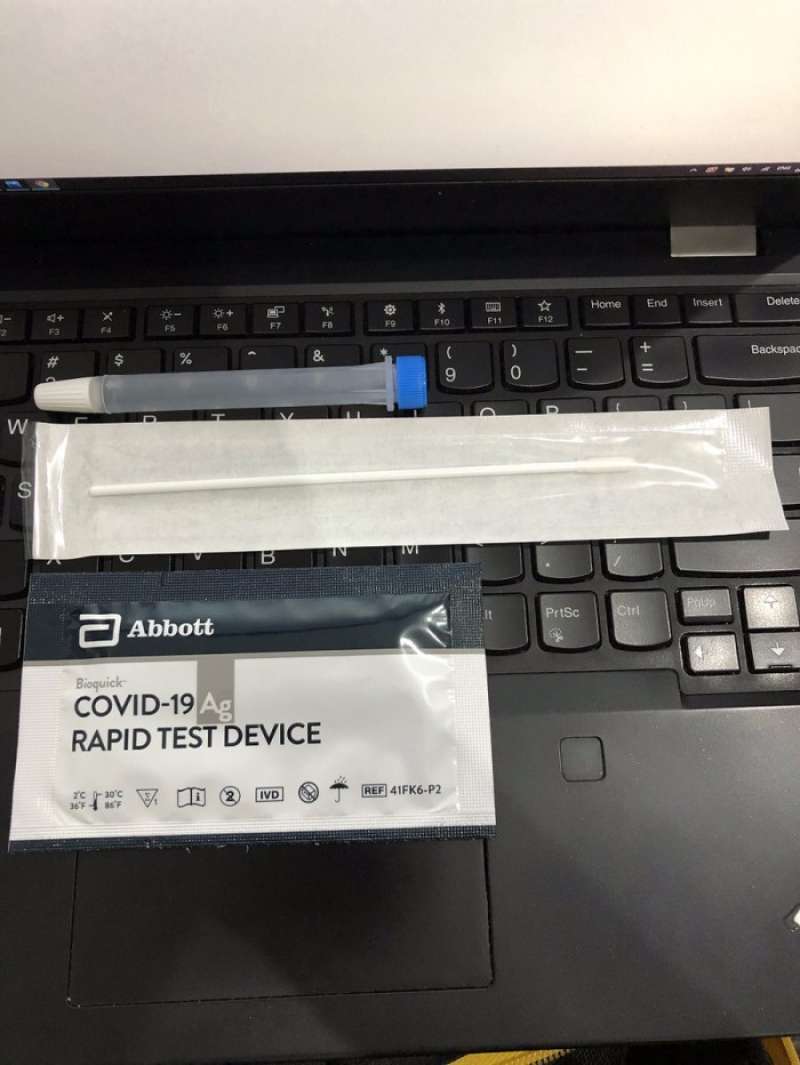 Jual New Abbott Panbio Bioquick Rapid Test Nasal Tes Swab Antigen