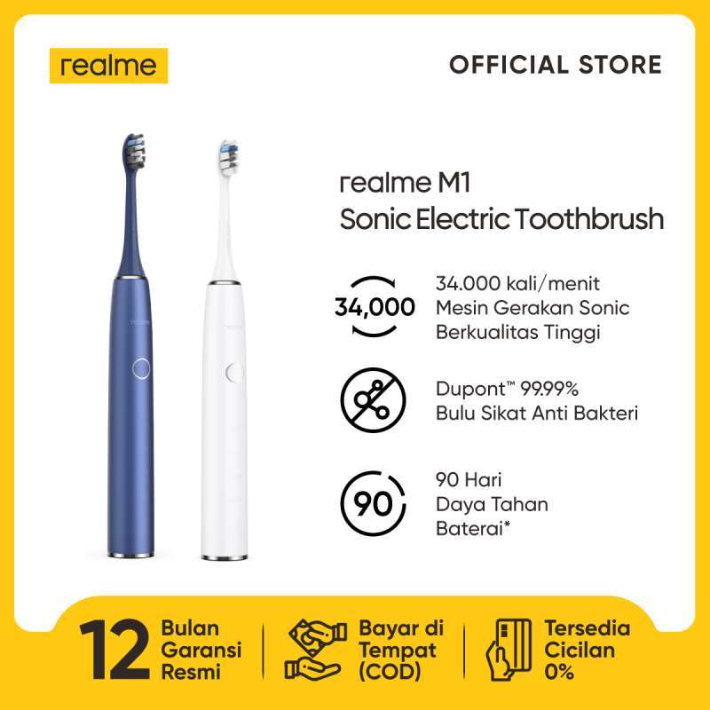 Jual realme M1 Sonic Electric Toothbrush di Seller realme Electronic
