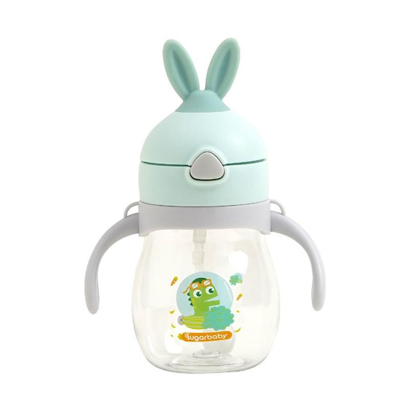 Promo Sugar Baby Tritan Sippy Cup Rabbit Greeny Juice Kid Bottle [ 270