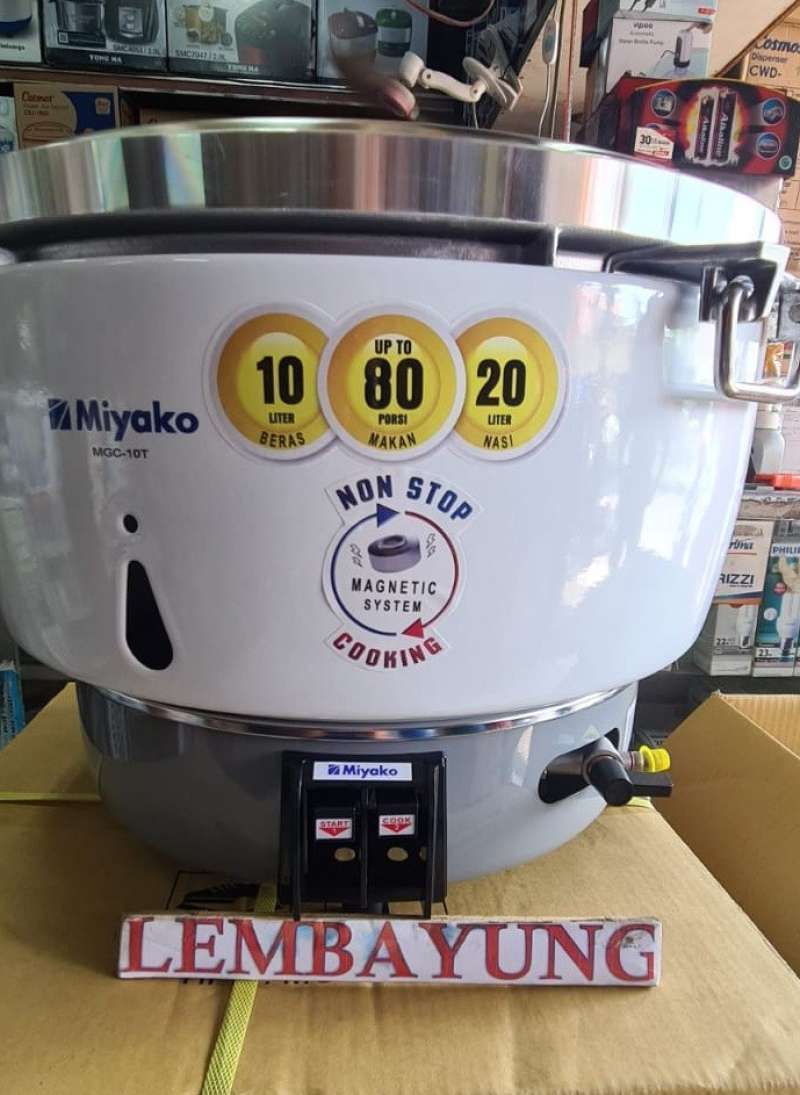 Jual MIYAKO MGC10T Gas Rice Cooker 10 Liter di Seller Smartans Kapuk