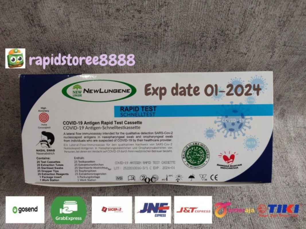 Jual Swab Test Antigen Newlungene Lot Terbaru di Seller Ella Store