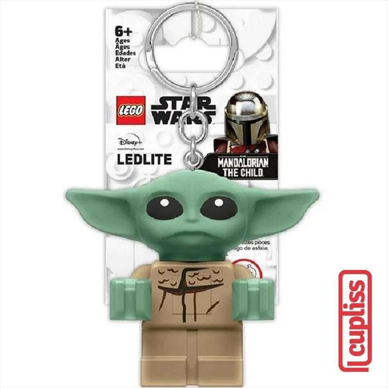 Jual LEGO Keychain 529727 LED Baby Yoda Minifigure KE179 Key chain di Seller Cupliss Official