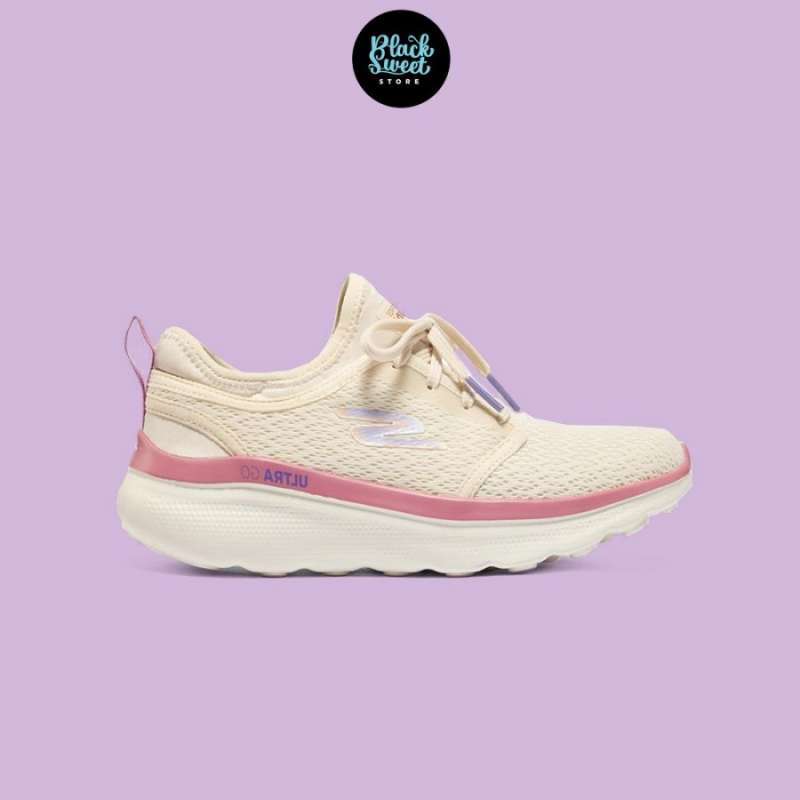 Jual SEPATU LARI SKECHERS GO RUN MOTION NO BOUNDARY NATURAL di Seller
