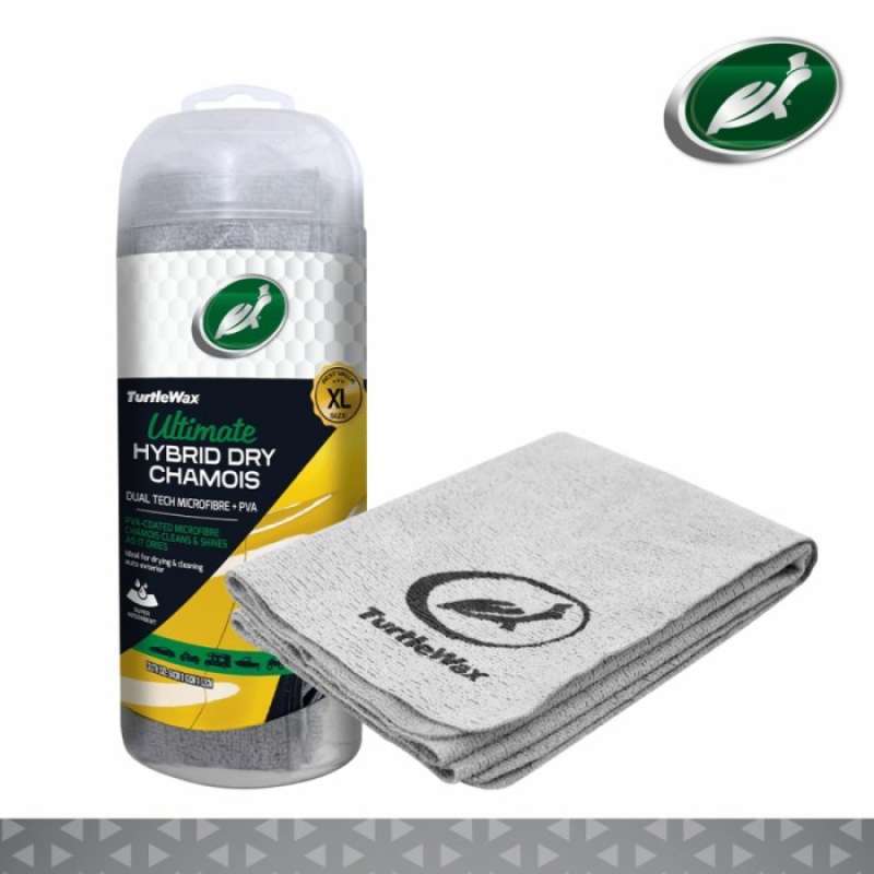 Promo Turtle Wax Ultimate Hybrid Dry Chamois Dual Tech Microfiber + PVA