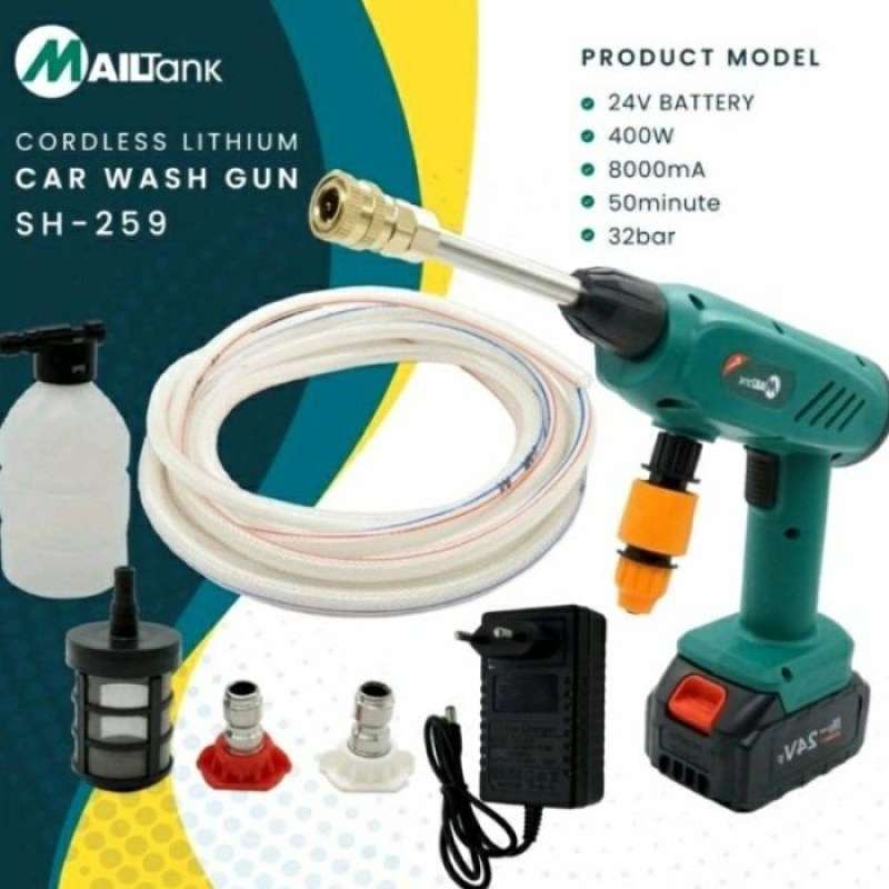Promo Mesin jet cleaner baterai 24 v cordless mesin cuci jet mailtank