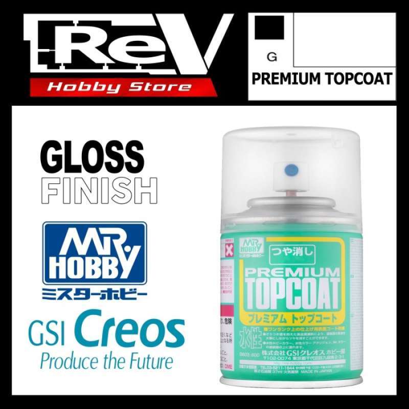 Jual MR COLOR SPRAY CAN PREMIUM TOP COAT GLOSS CAT GUNDAM MODEL B601