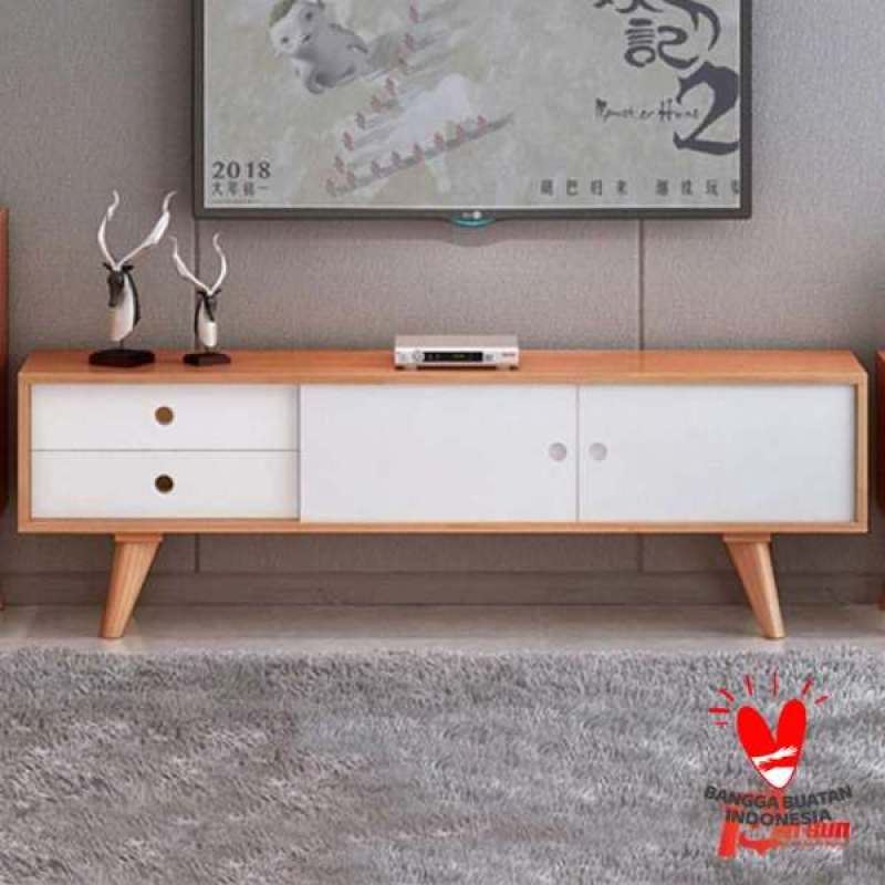 Jual Redsun Meja TV, TV Modern Minimalis Ruang Tamu Kayu Soli