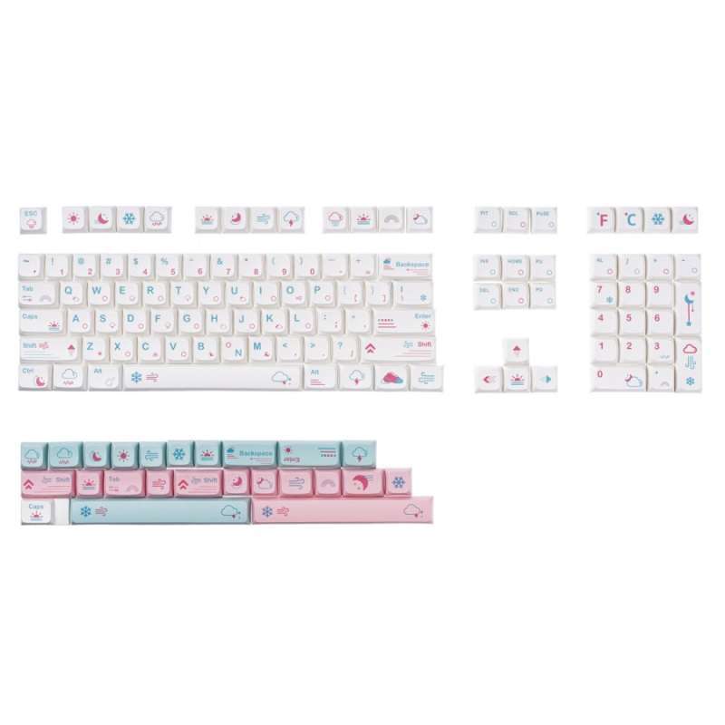Jual Keycaps Pbt Weather Xda Profile Sublim Mechanical Keyboard Di
