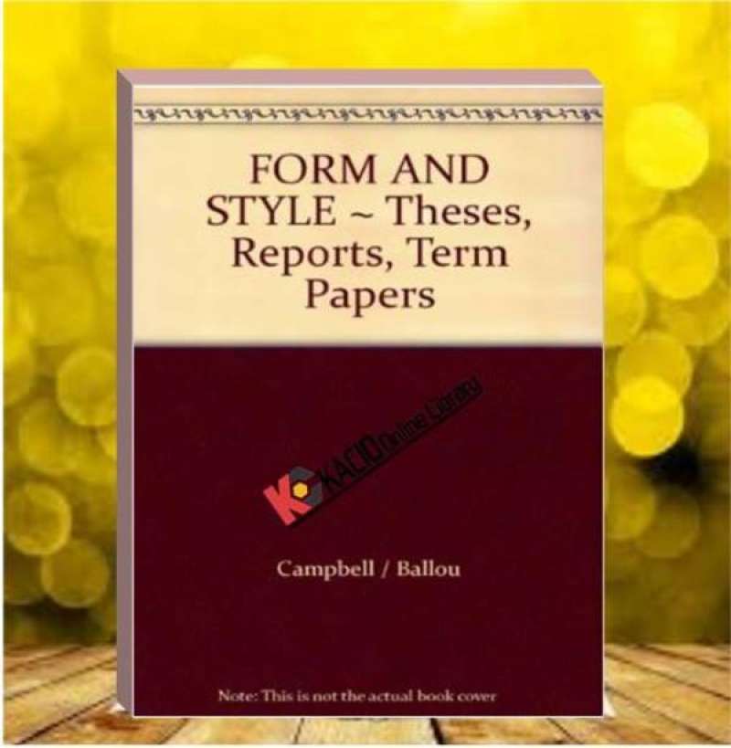 Jual Form And Style Theses, Reports, Term Paper. William Giles