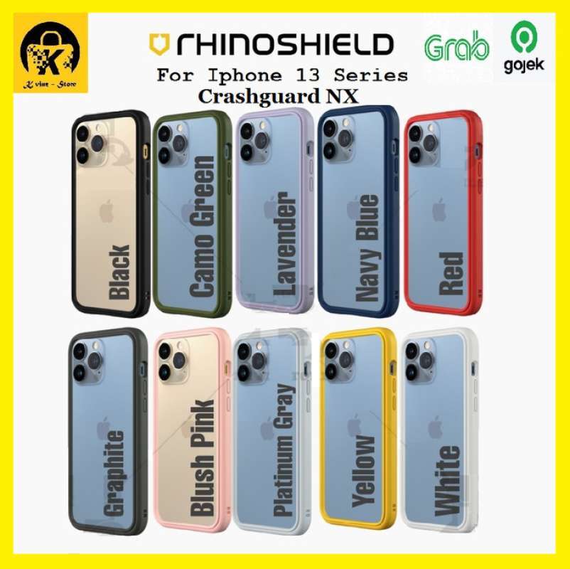 Promo Case 13 Pro Max 13 Pro 13 Mini Rhinoshield Crashguard NX - Iphone