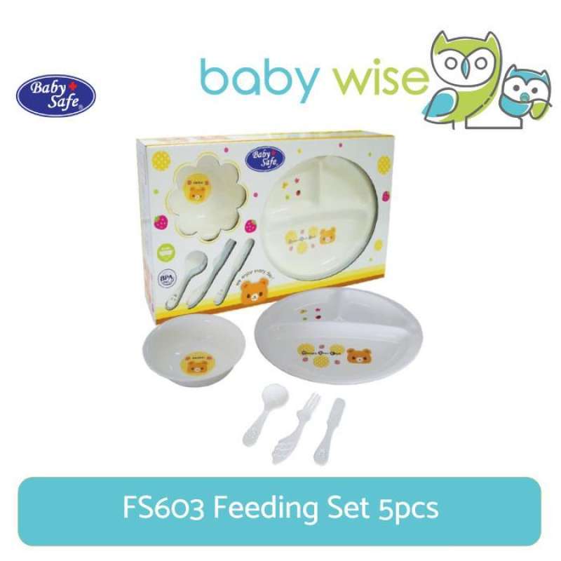 Jual Baby Safe FS603 Feeding Set 5pcs di Seller Baby Wise Surabaya