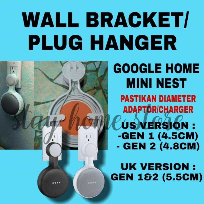 Promo wall mount stand hanger holder for google home mini nest 2