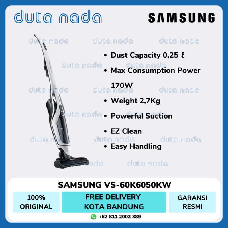 Jual SAMSUNG POWERSTICK VACUUM WITH CYCLONE FORCE VS60K6050KW