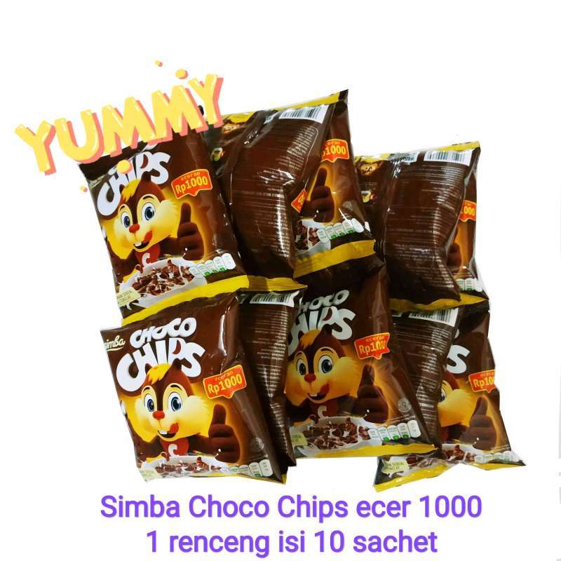 Jual simba choco chips sachet ecer 1000 di Seller best mart