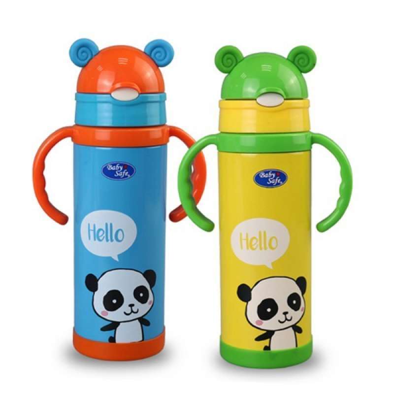 Jual Baby Safe Vacuum Flask Straw Botol Termos 400 Ml (Tersedia