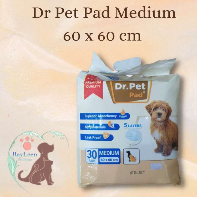 Promo Dr. Pet Pad Medium 60x60 cm Diskon 23 di Seller Kamupet Duri