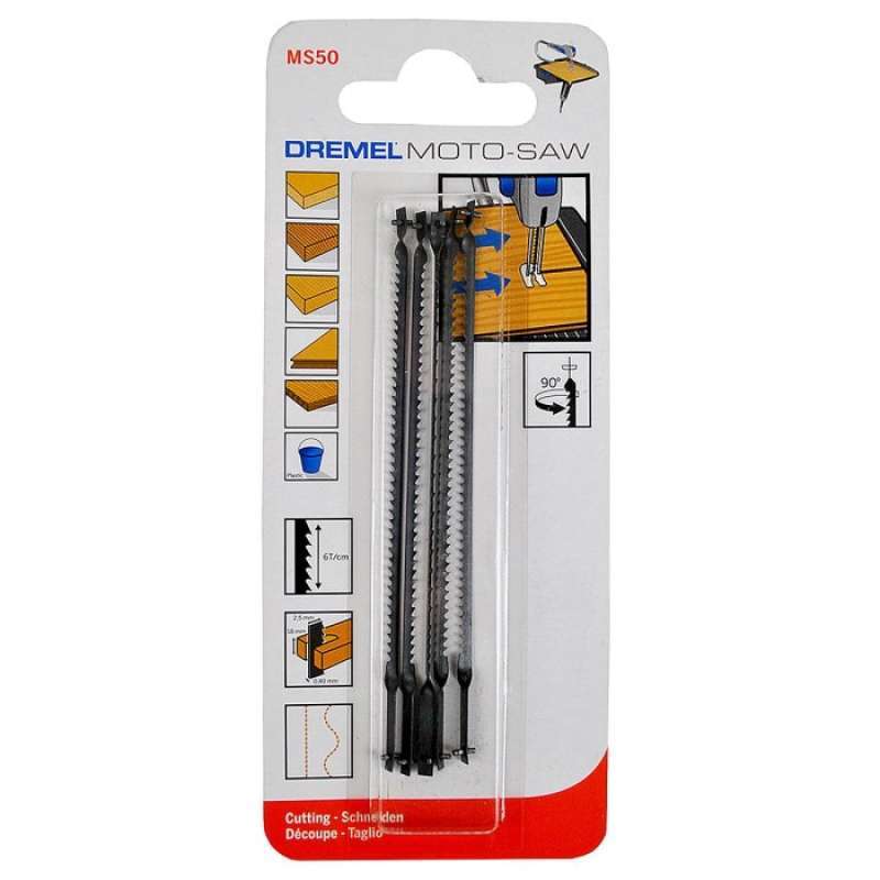 Promo DREMEL Motosaw Side Wood Blades 5pc Mata Gergaji Scroll Saw