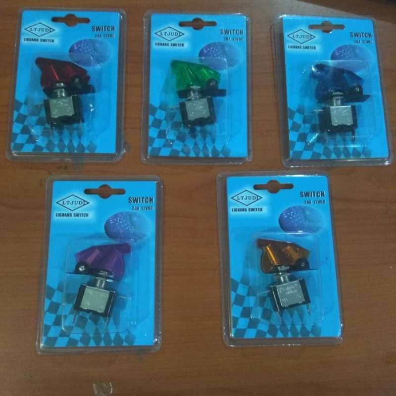 Jual SAKLAR/SWITCH ON OFF MODEL PESAWAT DENGAN LAMPU di Seller Gajendra ...