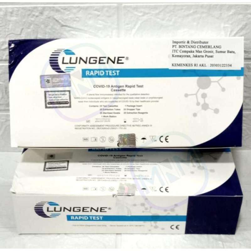 Jual Alat Tes Antigen Lungene Biru Original AKL Kemenkes di Seller