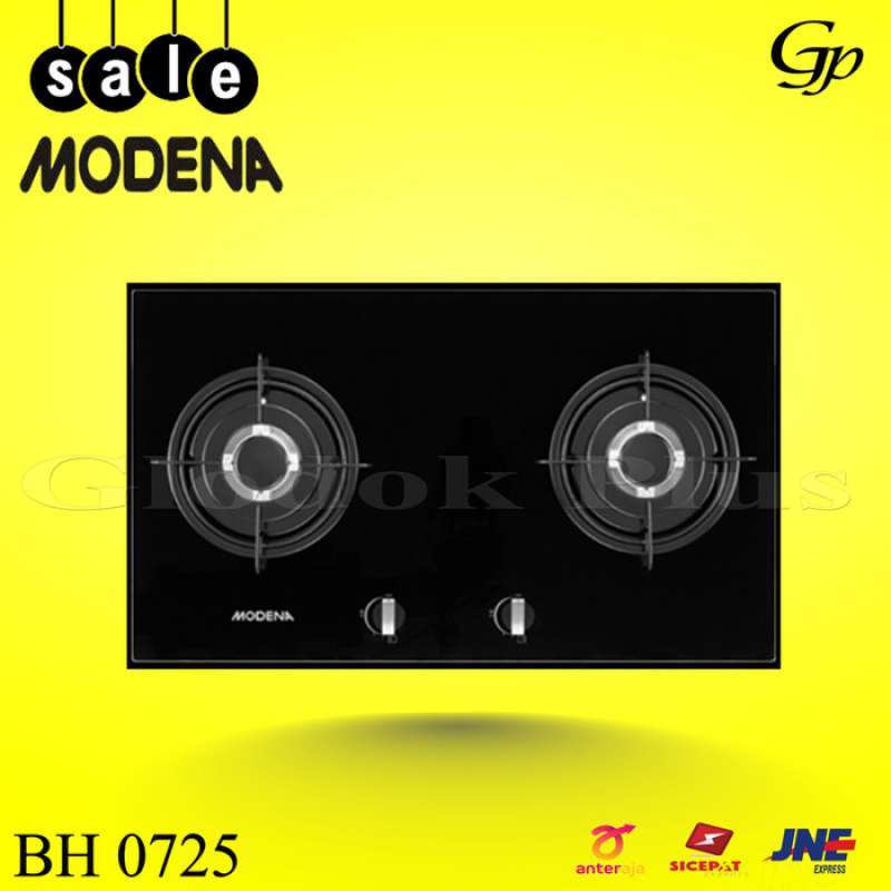 Promo MODENA BH 0725 - Kompor Tanam Built-In Hob Gas 70 cm, 2 Burners