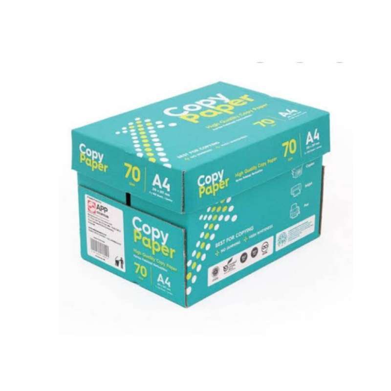 Jual Kertas HVS A4 70gram Merk CopyPaper 1 DUS / 5 RIM di Seller