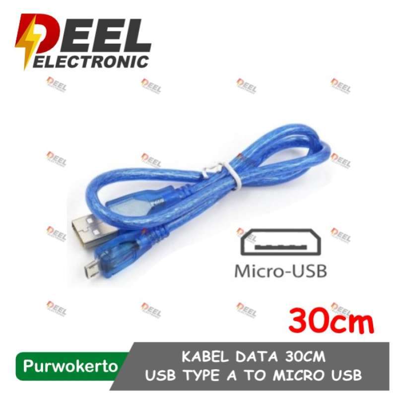 Jual KABEL DATA USB A TO MICRO USB 30CM FOR ARDUINO LEONARDO PROMICRO ...