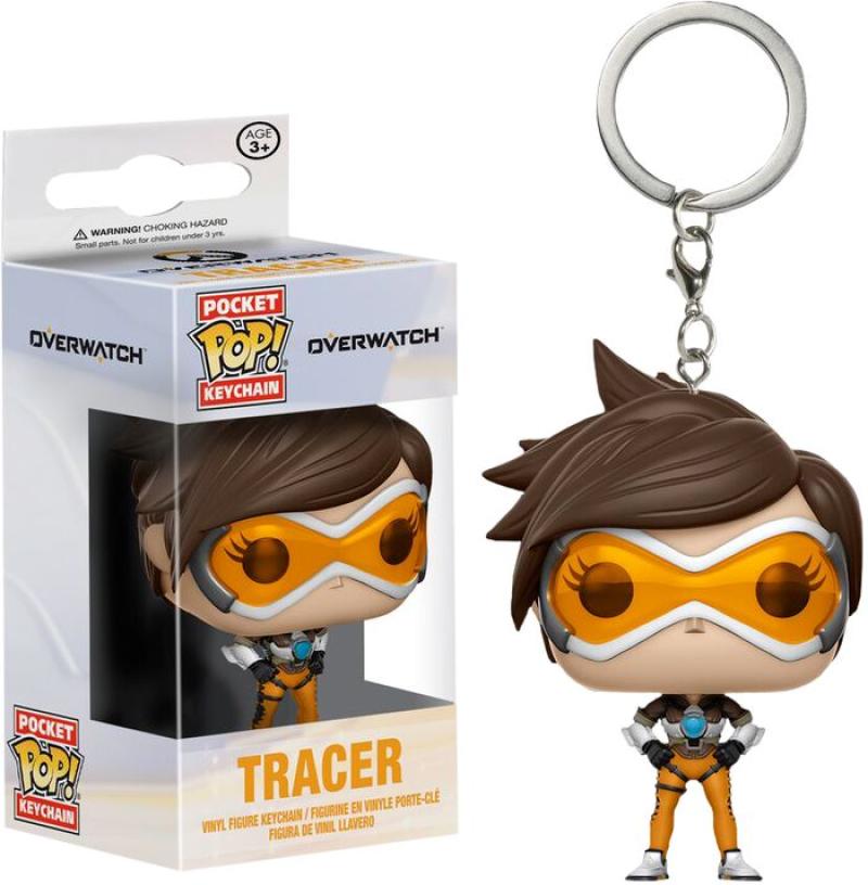 Jual Funko Pop! Games Overwatch Tracer Keychain Action Figure di Seller