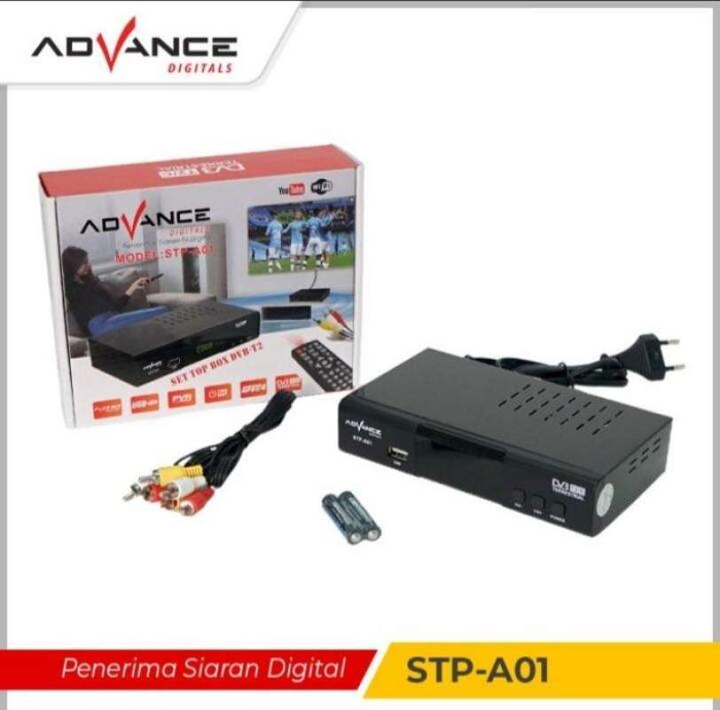 Promo Penerima Siaran Tv Digital Advance Stp-a01 /set Top Box Advance ...