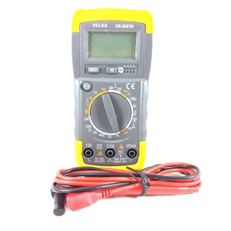 Jual Multimeter Avometer digital Multitester + kabel tester heles UX
