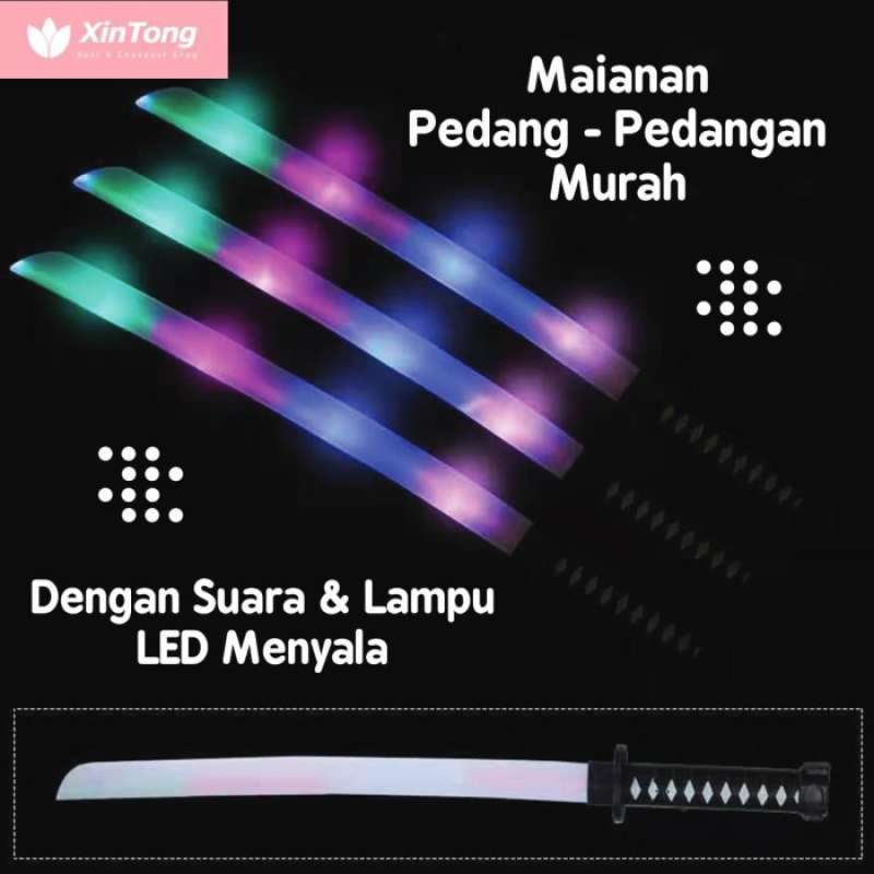 Promo Mainan Pedang Pedangan Murah Lengkap Dengan Suara Lampu Led ...