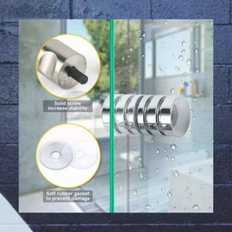 Promo Handle Shower Box/Handle Pintu Kaca Kamar Mandi/Gagang Pintu Kaca