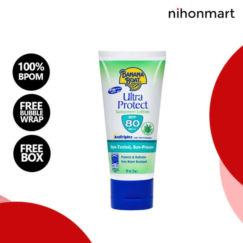 Jual Banana Boat Sunscreen Ultra Protect SPF 80 90ml di Seller
