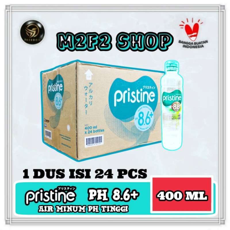 Promo Air Mineral Pristine pH8.6+ Botol Pet - 400 ml (Kemasan Karton ...